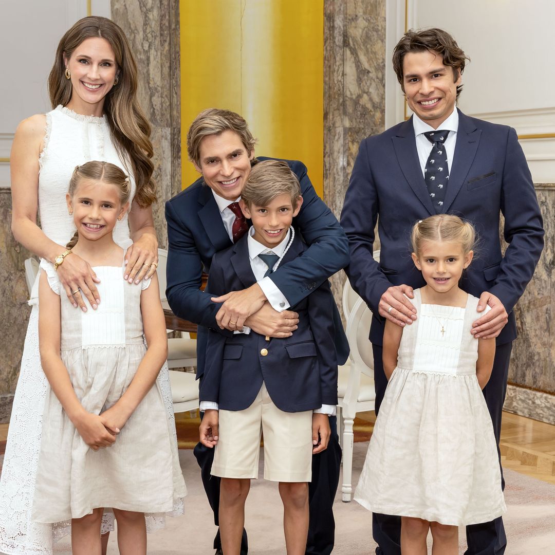 La familia Baute al completo