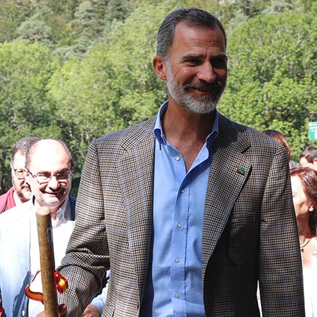 El rey Felipe vuelve a la montaña, esta vez sin doña Letizia ni sus hijas