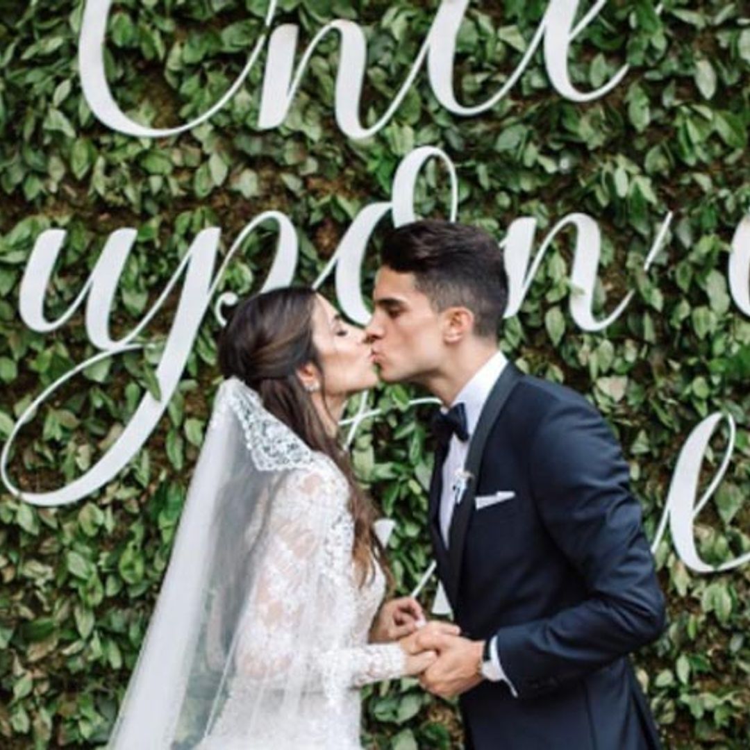 Marc Bartra y Melissa Jiménez vuelven a declararse su amor después de su boda