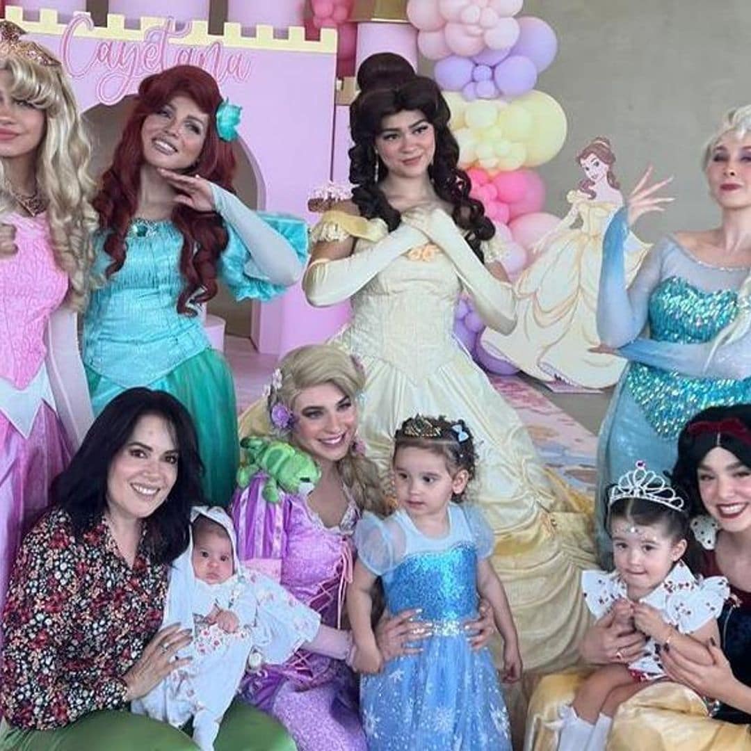 Con una fiesta de princesas, Camila Fernández celebra los tres años de Cayetana