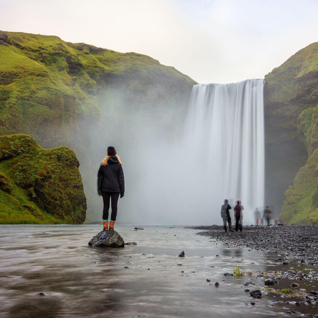 Cascada Skogafoss, Islandia