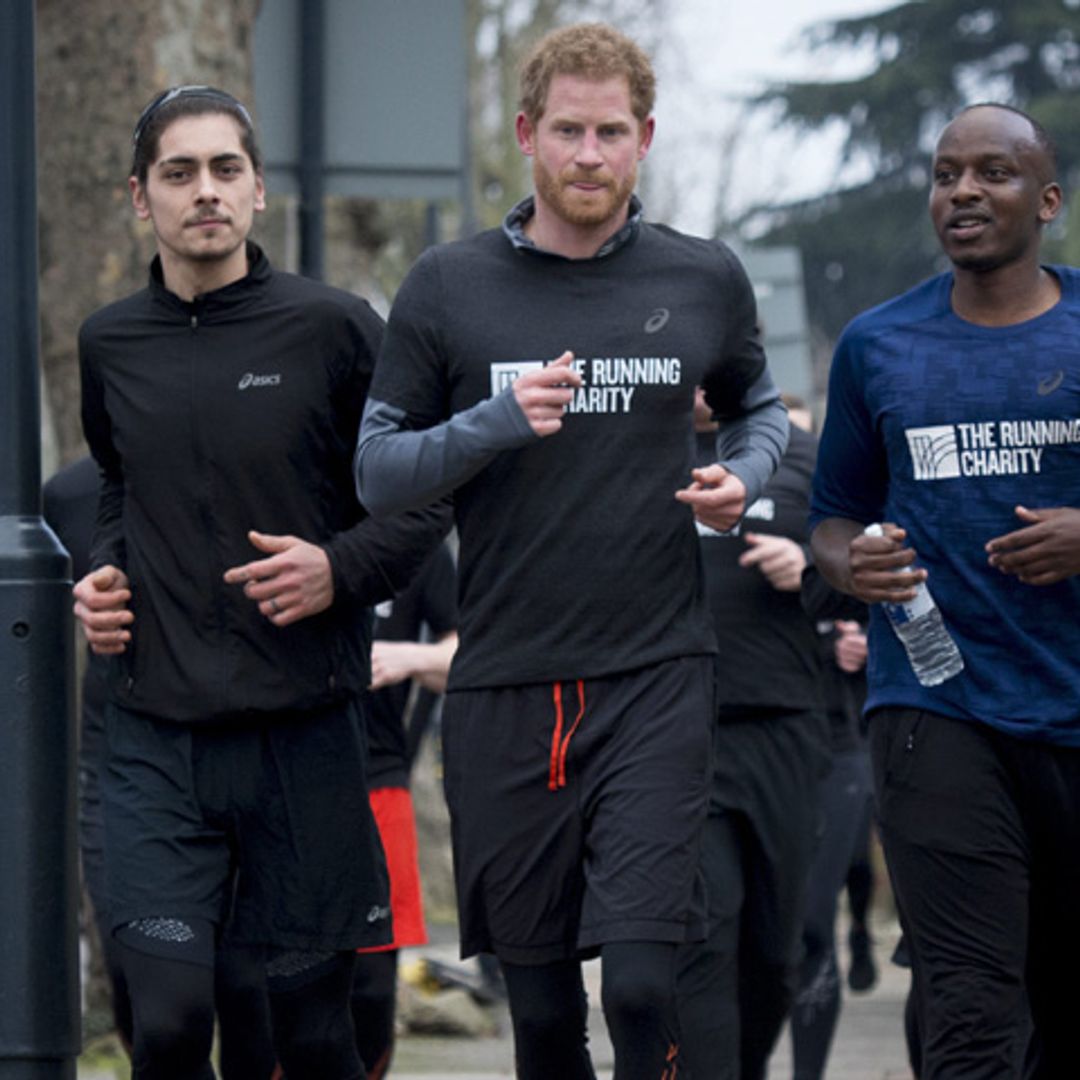 Ir por la calle y encontrarse al príncipe Harry haciendo 'running'