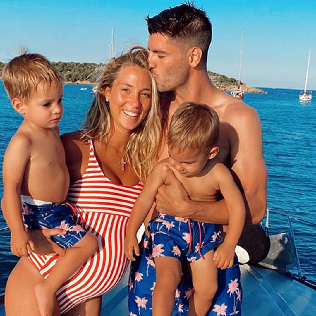Alice Campello y Álvaro Morata disfrutan de sus últimas vacaciones antes de ser familia numerosa