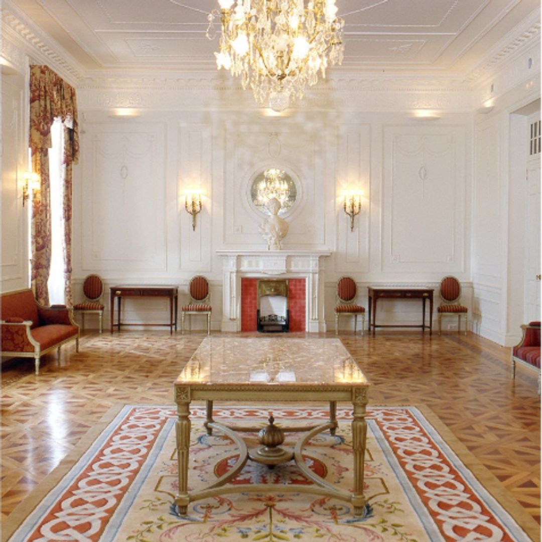 Interior del Palacio de la Magdalena, Santander