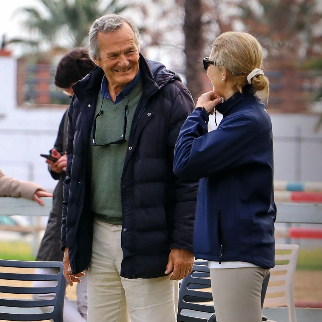 Luis Astolfi y la infanta Elena