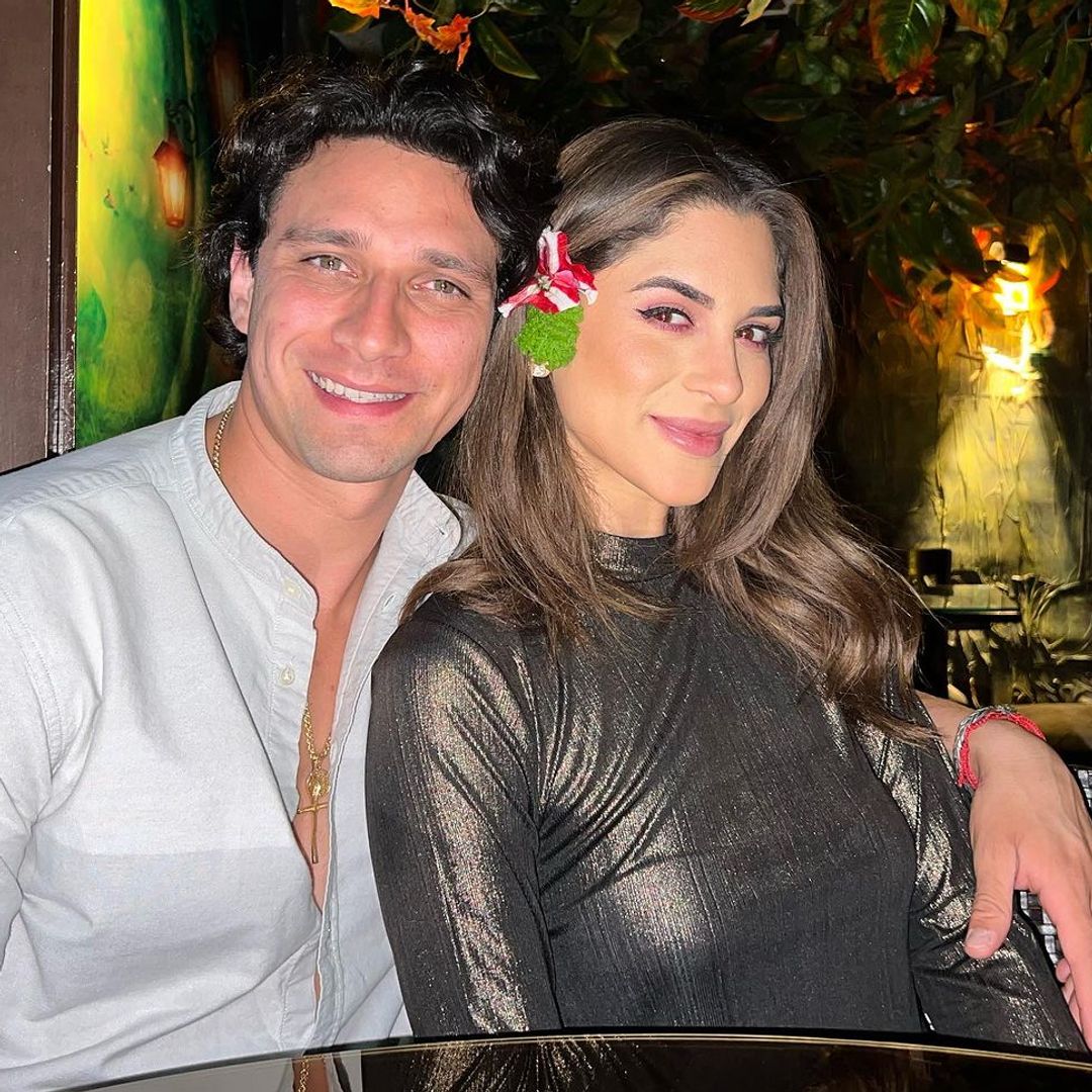 Miss Universe Bolivia con su novio Octavio García Leal