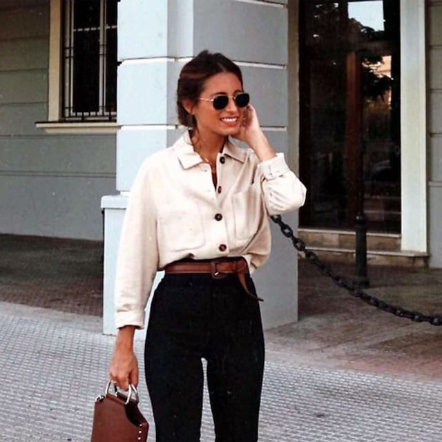 pantalon efecto legging