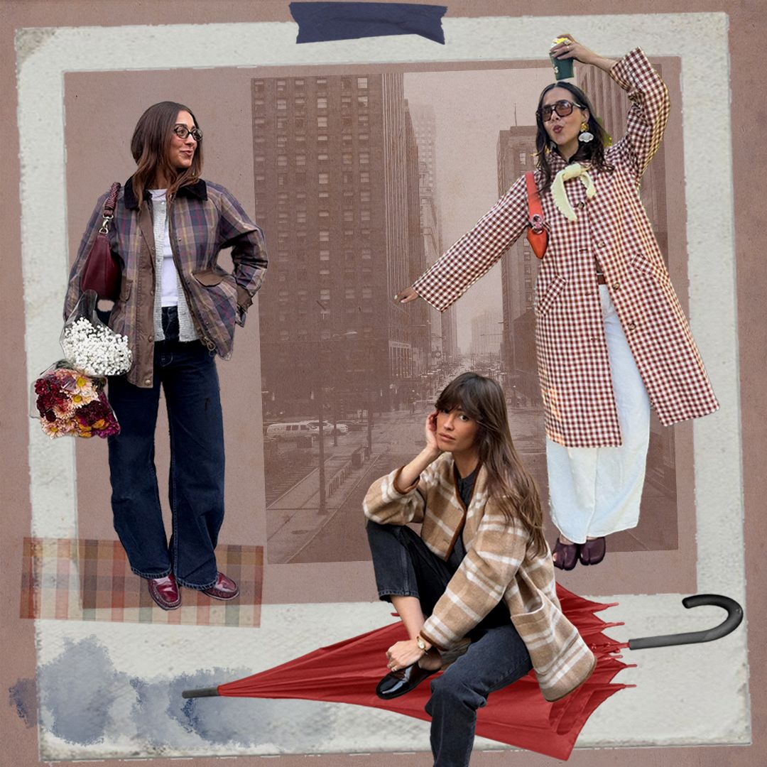 Cómo llevar abrigos de cuadros de lunes a domingo para ir bien vestida toda la semana