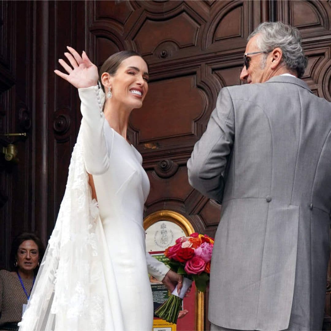Marta López Álamo elige un vestido de novia de corte clásico para su boda con Kiko Matamoros