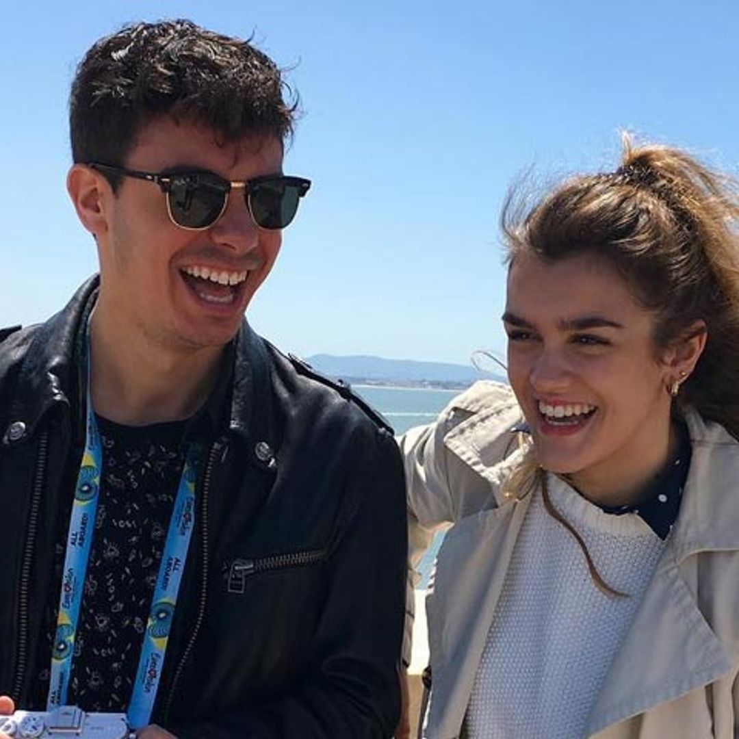 Un pastel típico y mucho amor... así ha sido la llegada de Alfred y Amaia a Lisboa