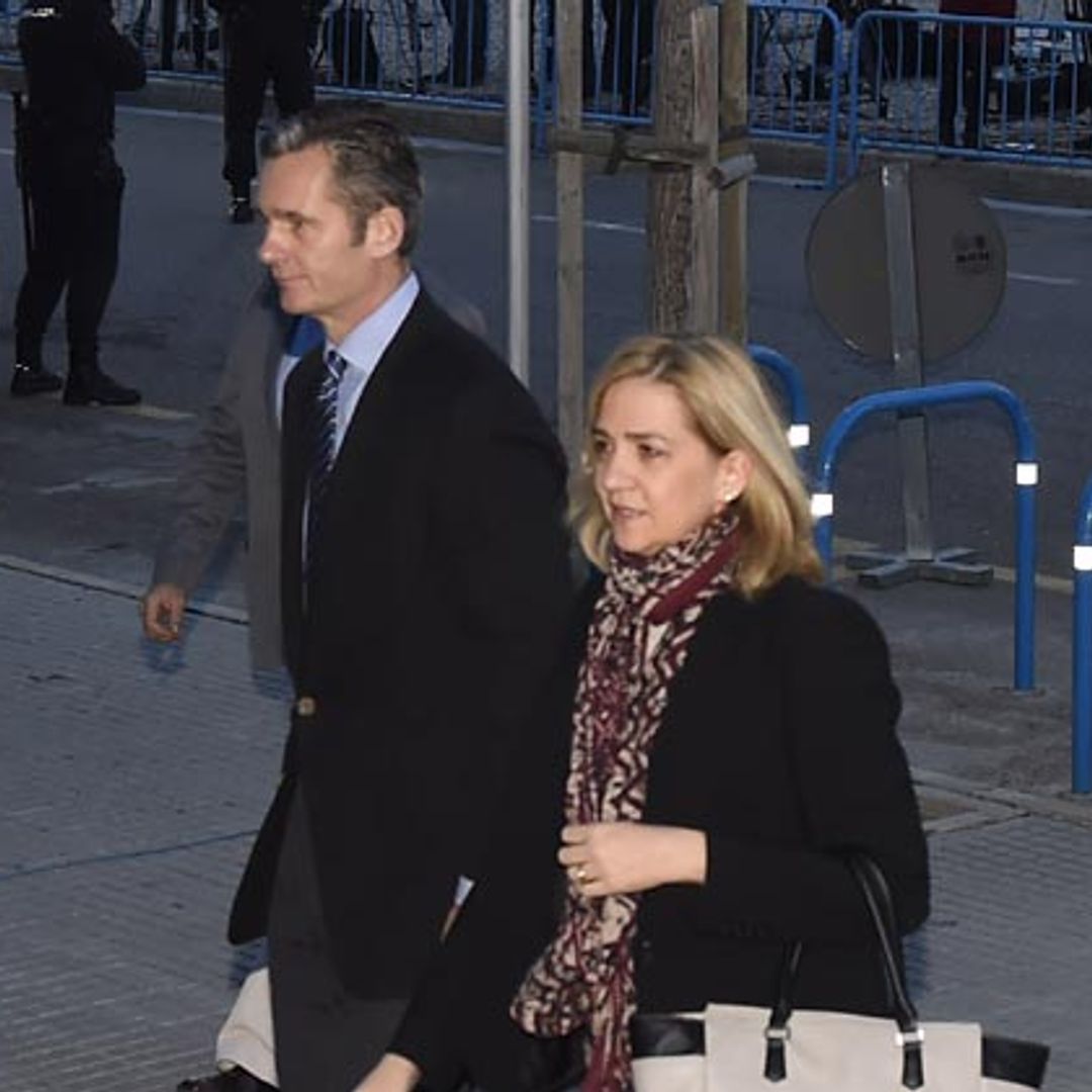 La infanta Cristina e Iñaki Urdangarin se sientan en el banquillo en el primer día de juicio del caso Nóos