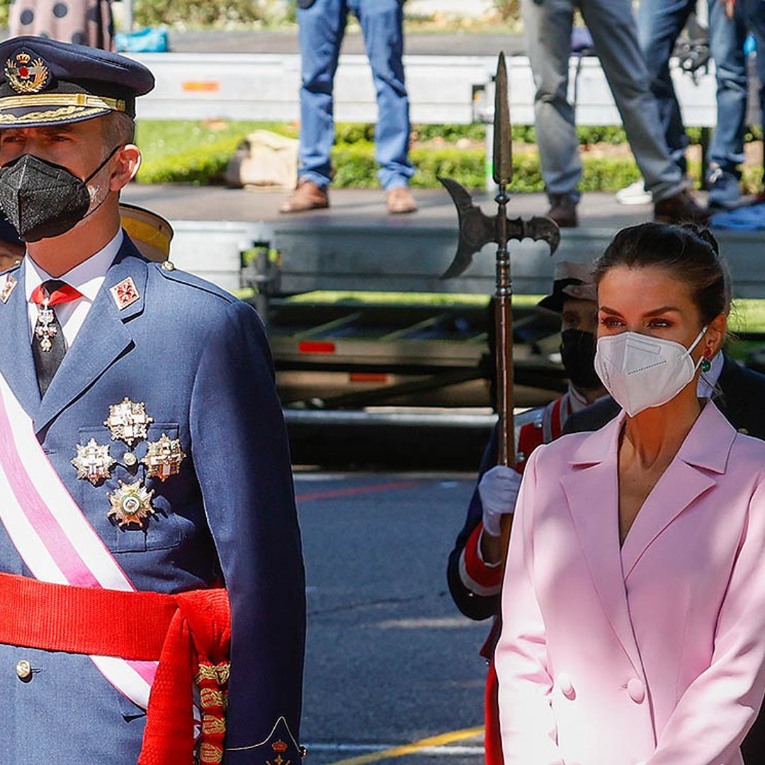 Los Reyes celebran en Madrid el Día de las Fuerzas Armadas marcado un año más por la pandemia