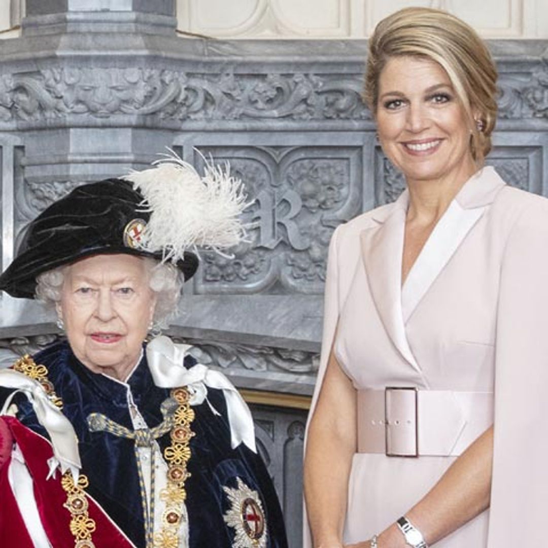 Máxima actualiza en Inglaterra el estilo que le 'coronó' como reina