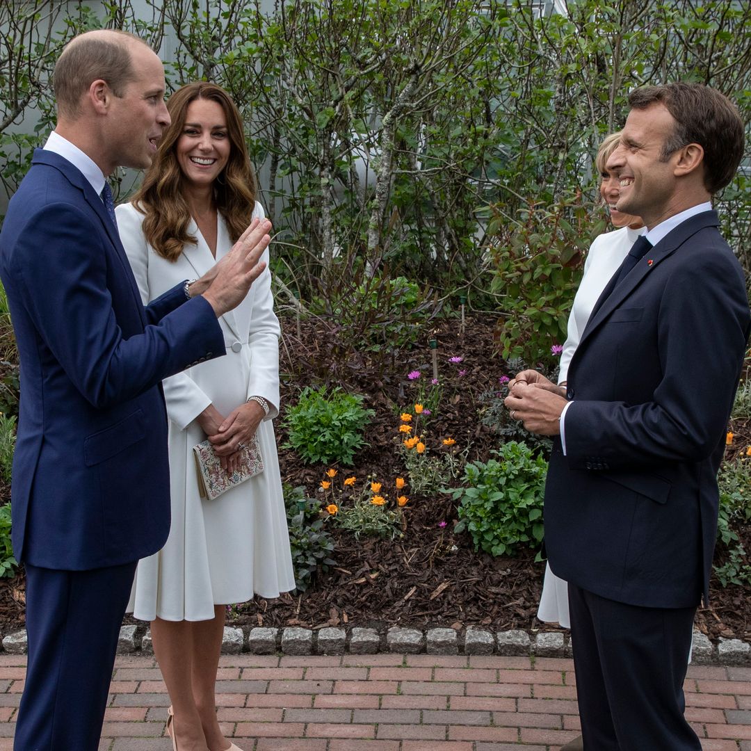 Los príncipes de Gales recibirán a los Macron: la tiara de Kate Middelton en duda