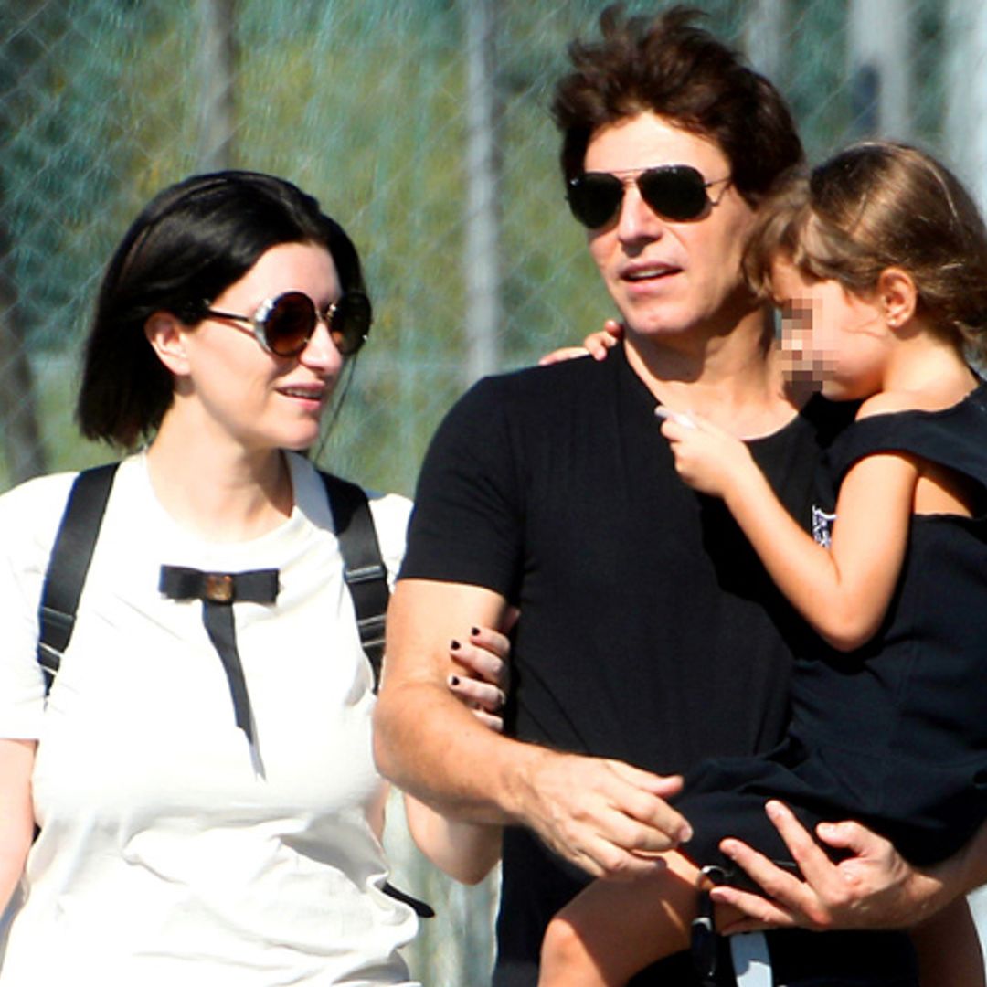 Laura Pausini disfruta en familia de su Italia natal