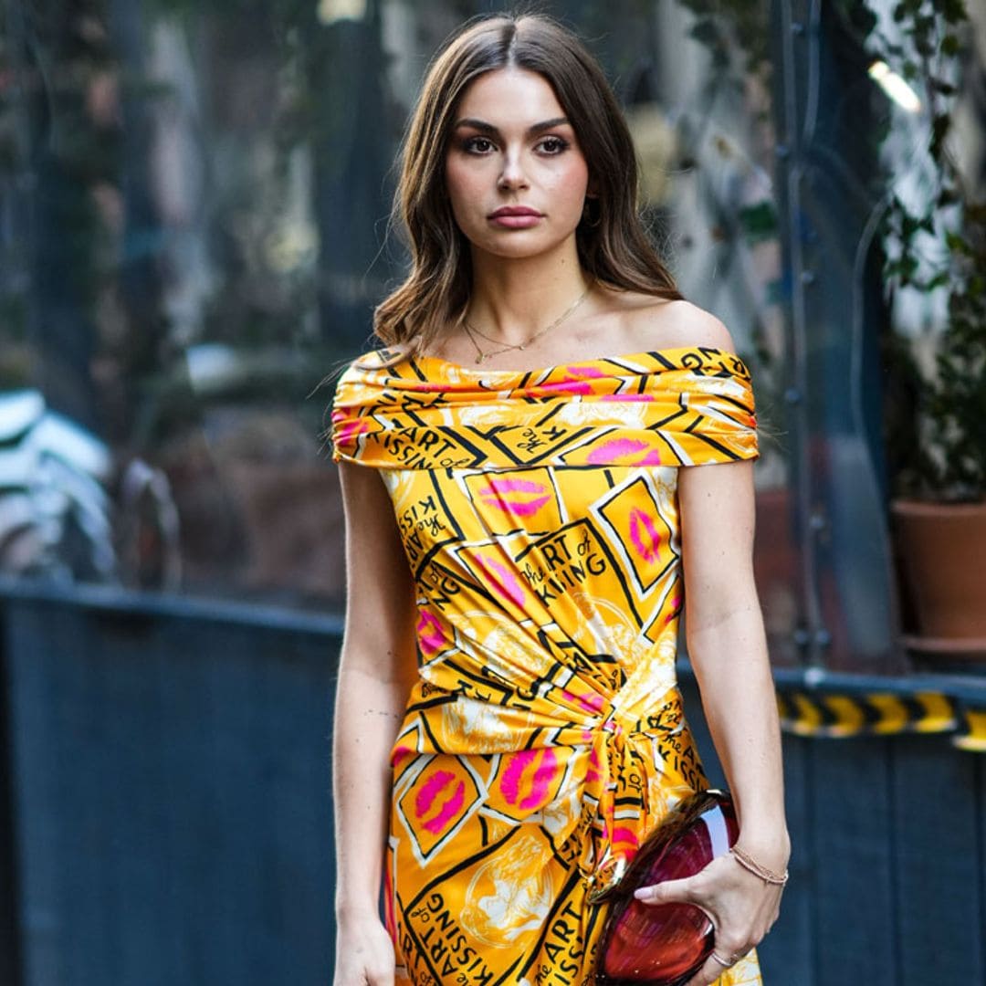 Vestidos estampados sencillos best sale