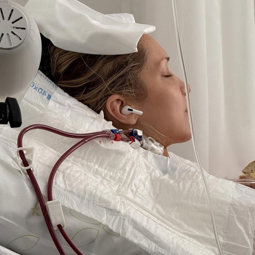 Las duras fotos de Bella Hadid en el hospital