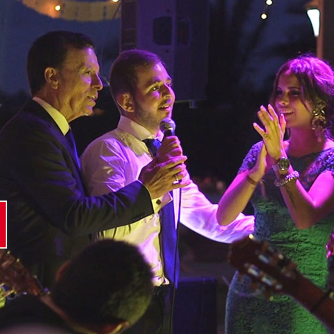 José Ortega Cano, el gran animador en su fiesta nupcial: '¿Dispuestos a mover el esqueleto?'
