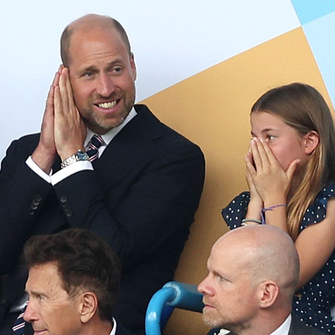 El príncipe William y la princesa Charlotte apoyan a las Lionesses en la final de la Eurocopa Femenina