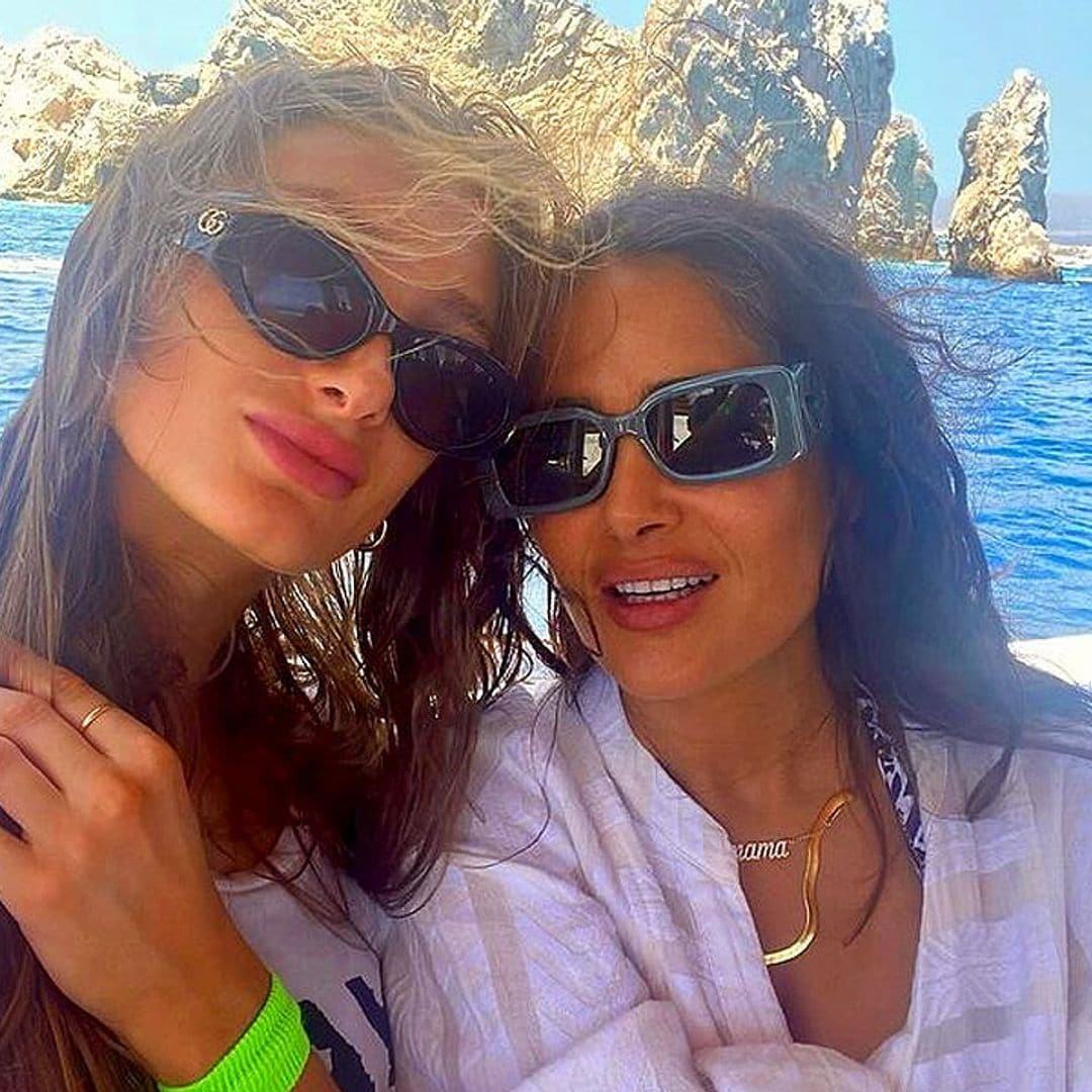 El detalle que ha llamado la atención de la felicitación de Salma Hayek a su hijastra, la 'influencer' Mathilde Pinault