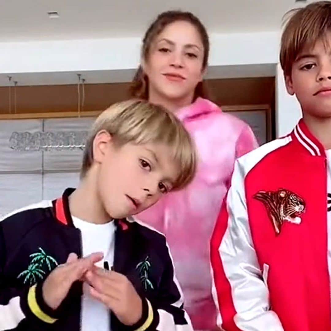 ¡Igual que mamá! Shakira muestra lo bien que bailan sus hijos, Milan y Sasha