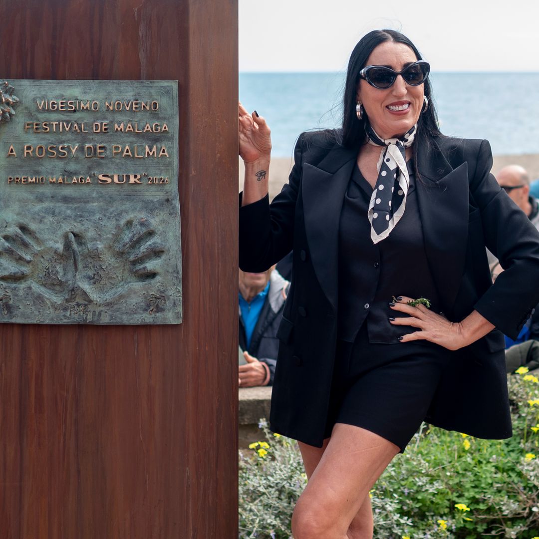 Rossy de Palma, homenajeada en Málaga ante el orgullo de su hija Luna: "Es la madre más dulce del planeta"