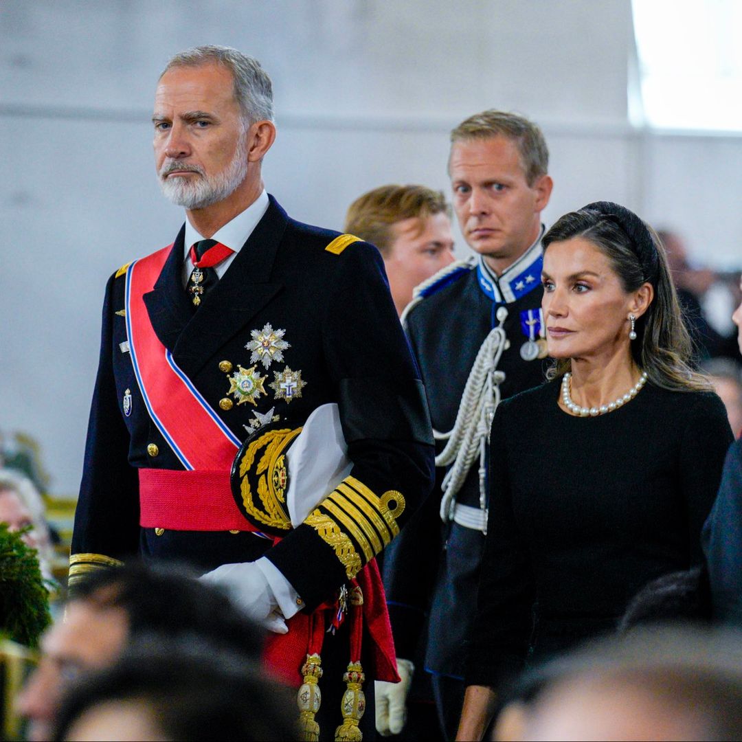 Felipe y Letizia no han estado solos: los dos royals españoles que han acudido al funeral de Harald de Noruega