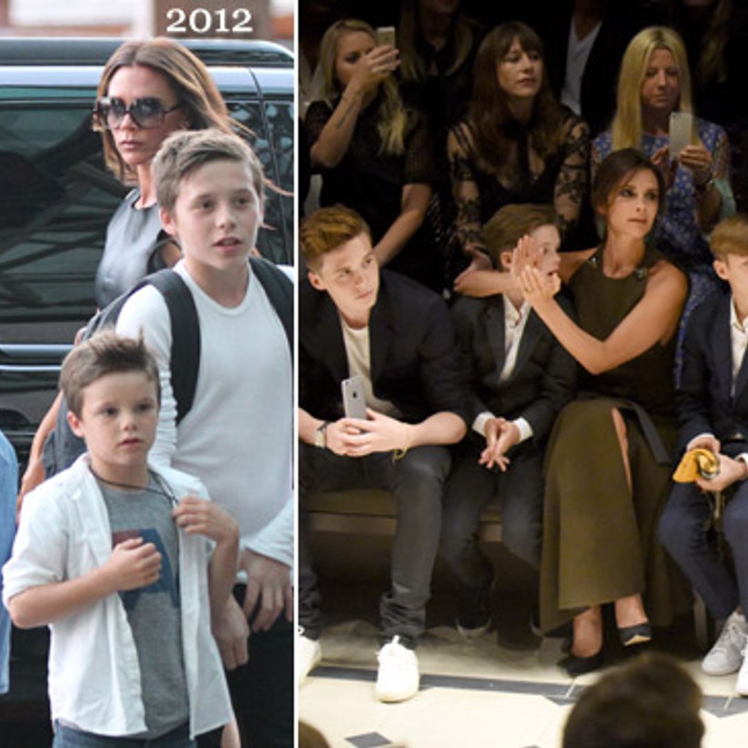 ¡Cómo han crecido! Los hijos de los Beckham, el gran cambio de unas pequeñas estrellas