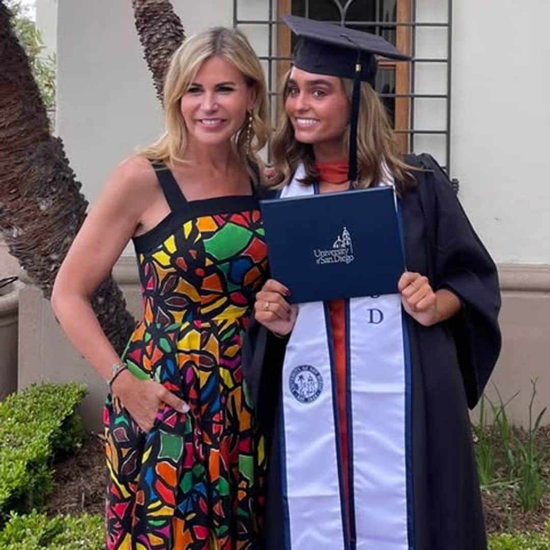 Natalia, primogénita de Ramón García y Patricia Cerezo, se gradúa en la Universidad de San Diego