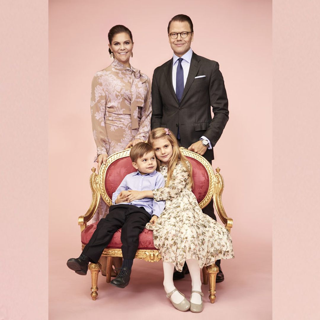 'La vie en rose': la nueva imagen 'secreta' de Victoria y Daniel de Suecia con sus hijos