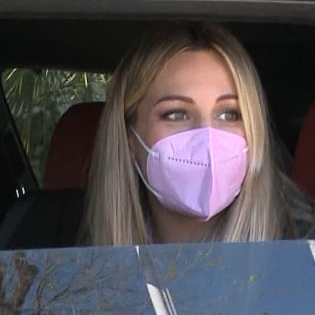 Edurne, acompañada por sus padres en las revisiones de Yanay mientras David De Gea está trabajando