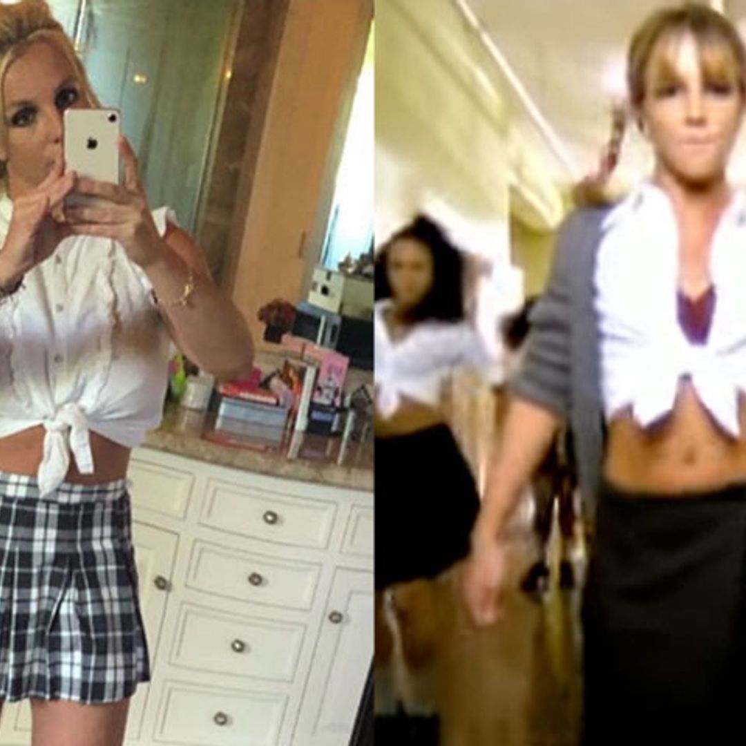 Britney Spears se viste de nuevo de colegiala veinte años después de 'Baby one more time'