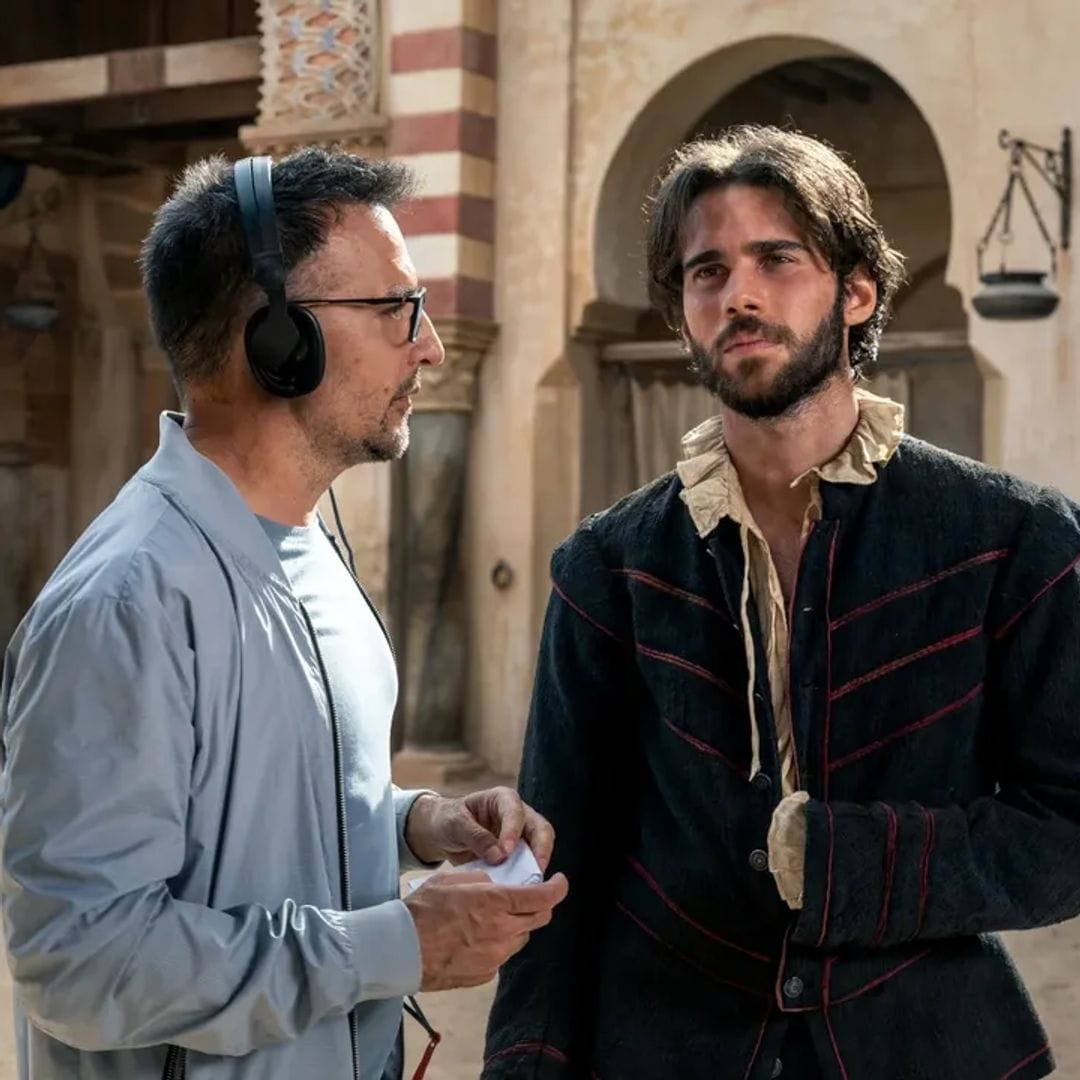 Alejandro Amenábar y Julio Peña, director y actor protagonista de la película El Cautivo