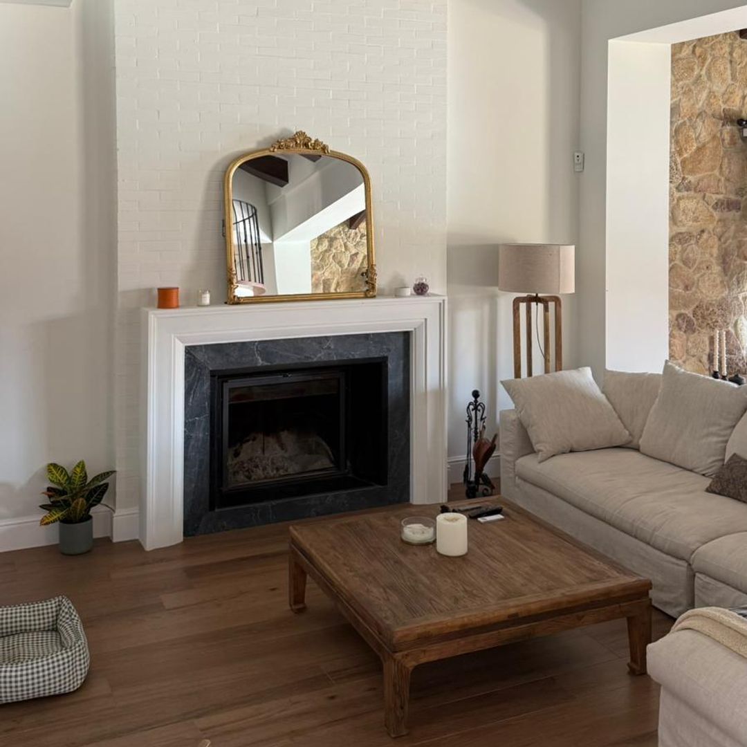 El interior de la casa de Mercedes Ron