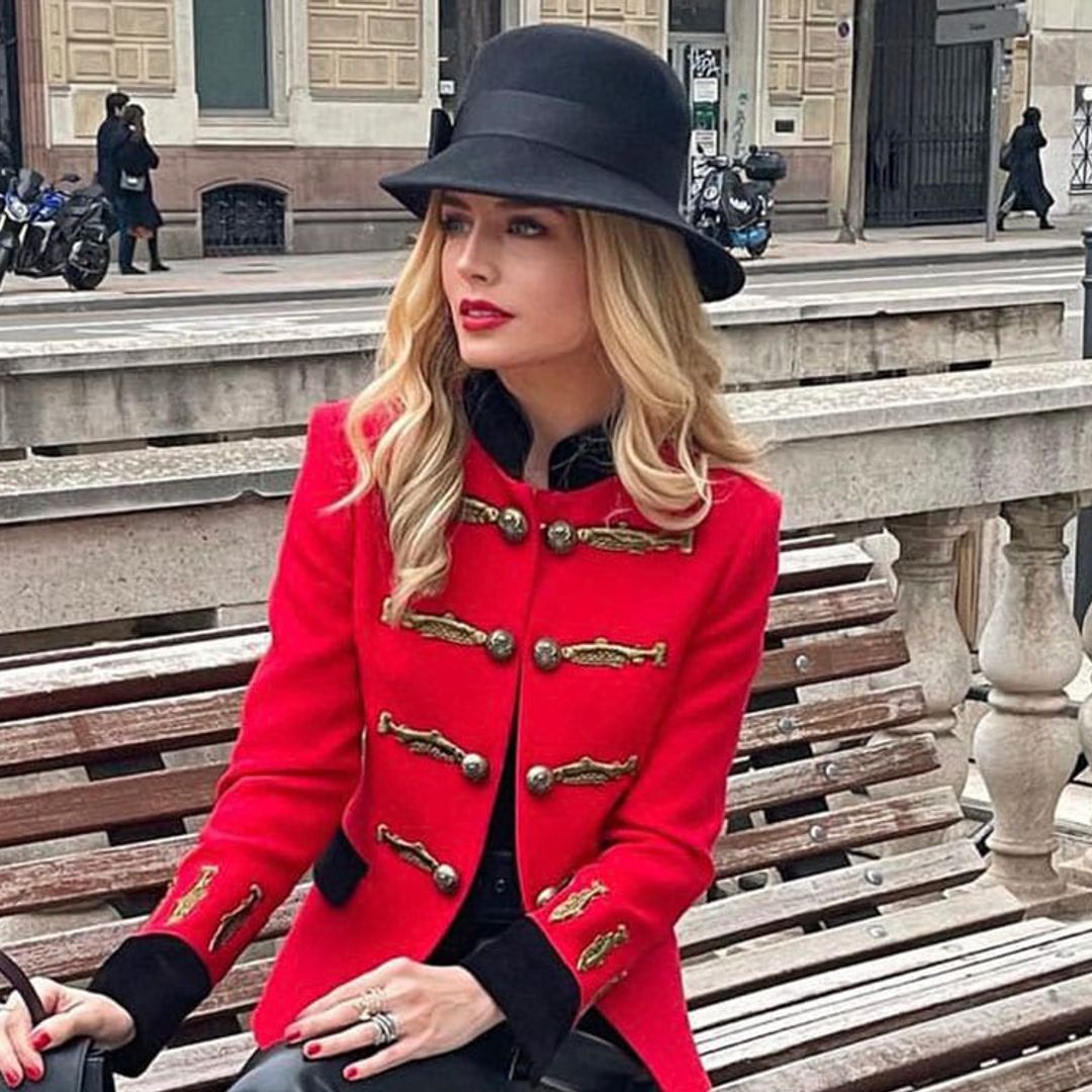 Tania Ruiz da lecciones de estilo en España con un diseño de Carolina Herrera