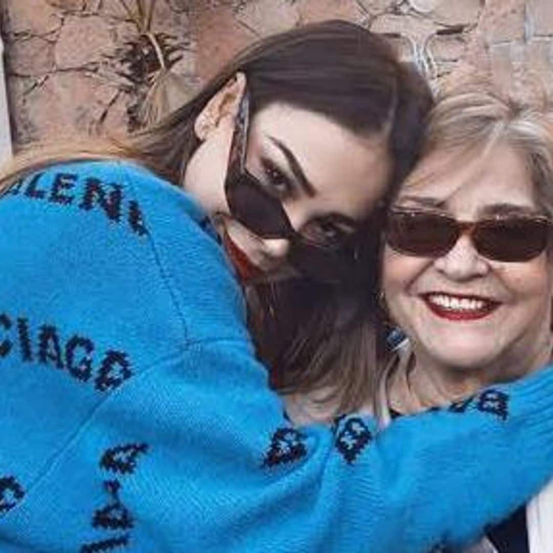 Danna Paola se tatúa en honor a su abuelita: ‘Te llevo siempre en mí, te amo’