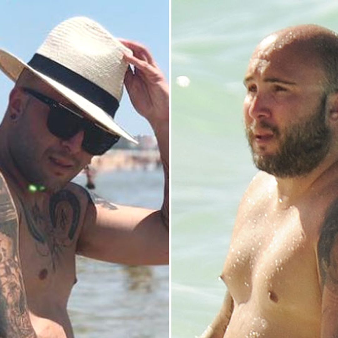 Kiko Rivera muestra su gran cambio físico en un año con dos fotos en bañador