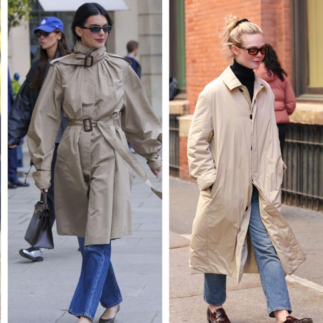 Por esta razón, todas las 'celebs' llevan gabardina en esta temporada