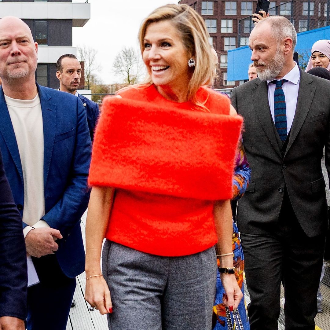 Máxima de Holanda, la única 'royal' capaz de llevar en un mismo jersey dos escotes de tendencia