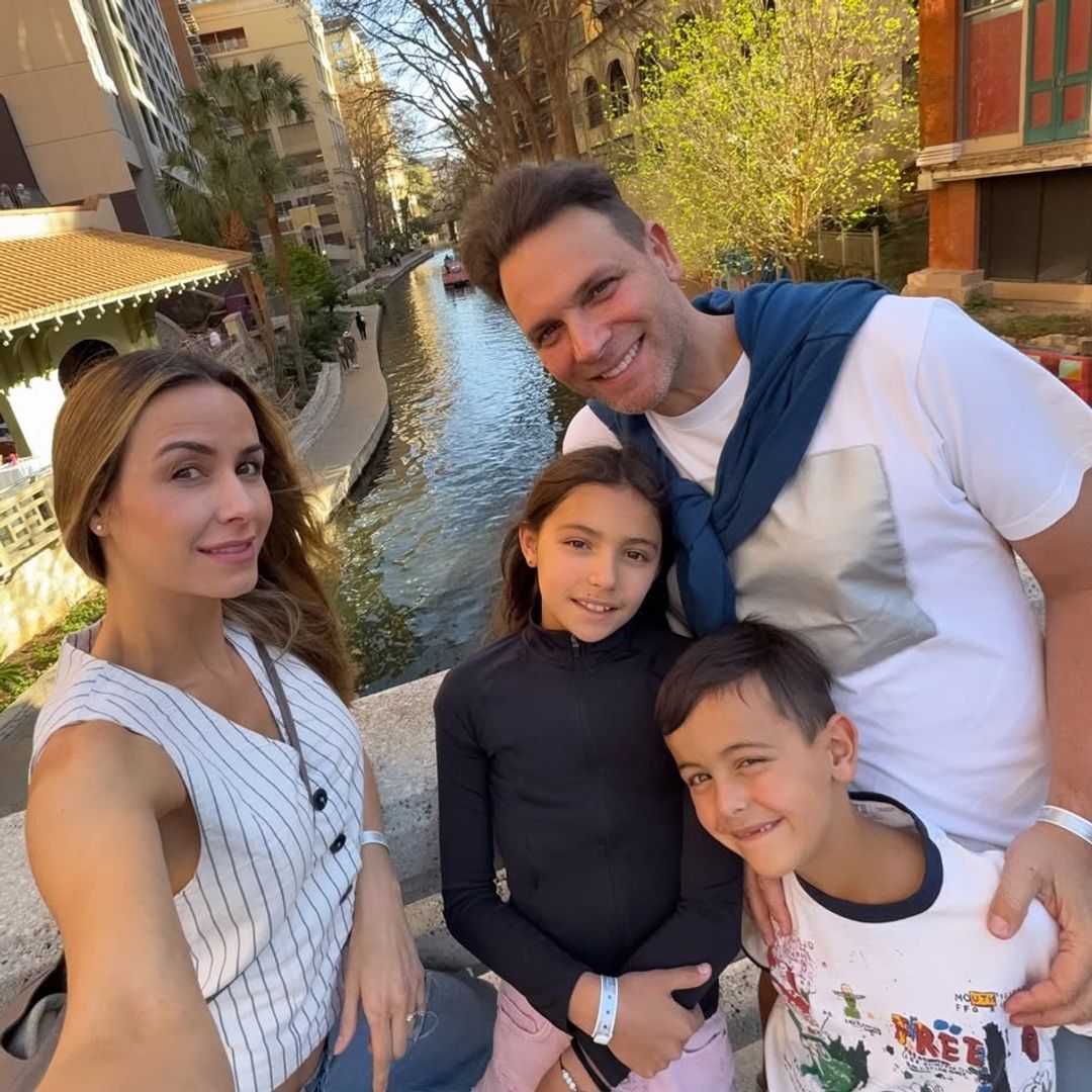 Odalys Ramírez y Pato Borghetti disfrutan con sus hijos de unos días en San Antonio