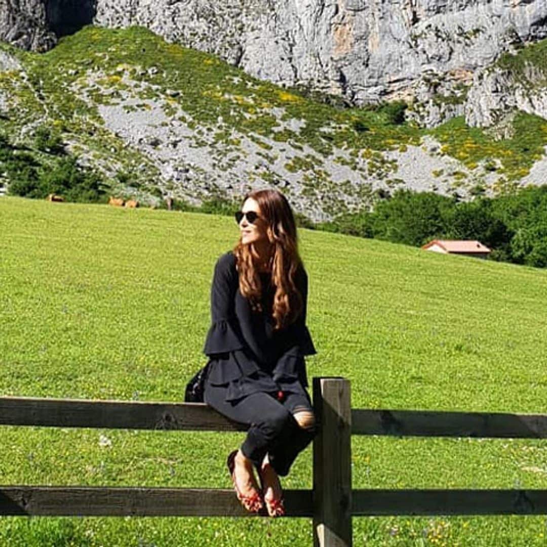 Paula Echevarría, muy bien acompañada en Cantabria, la tierra de David Bustamante
