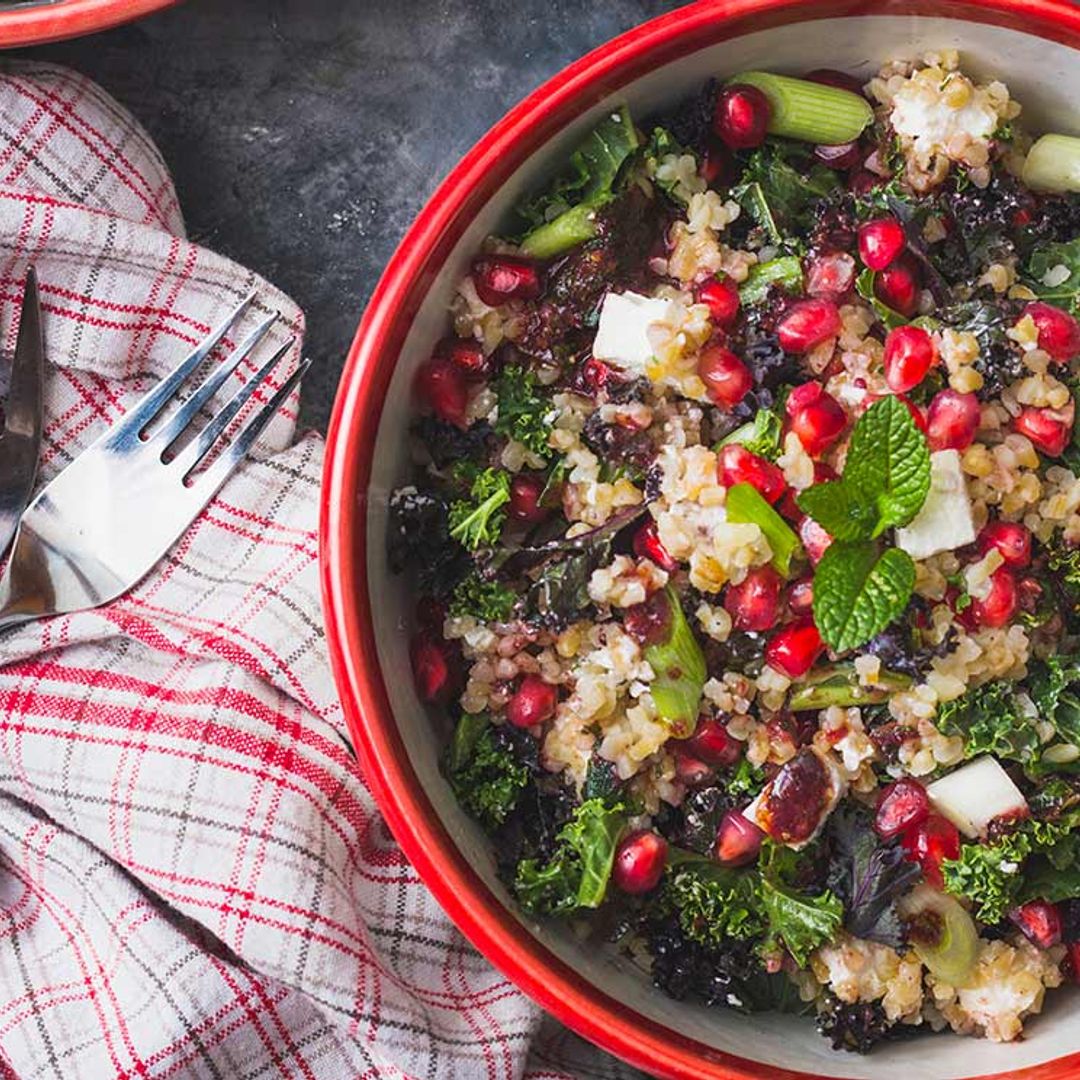 Las ensaladas no son aburridas ¡y mucho menos con un toque de queso!