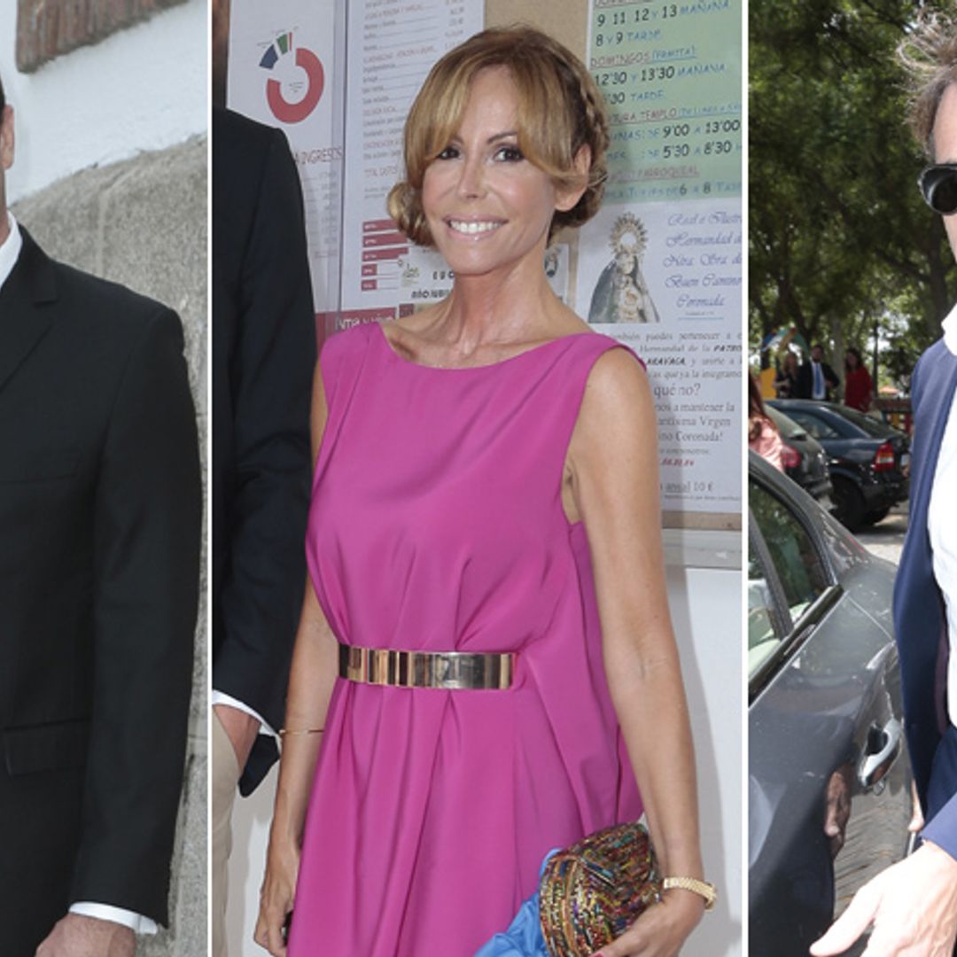 Álvaro Muñoz Escassi y Fran Murcia, el abrazo de los dos ex de Lara Dibildos
