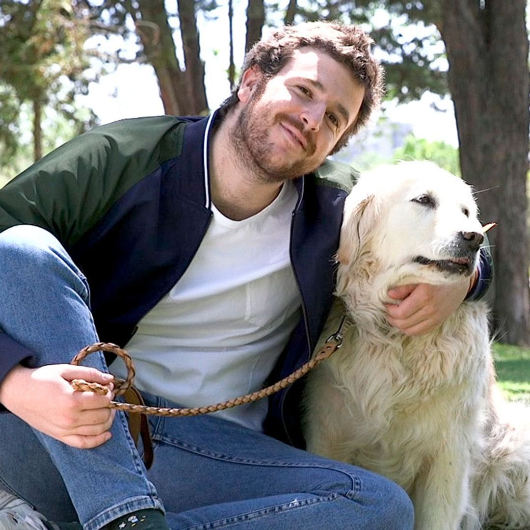 Álex Lequio y su mascota Luna, inseparables compañeros durante 16 años