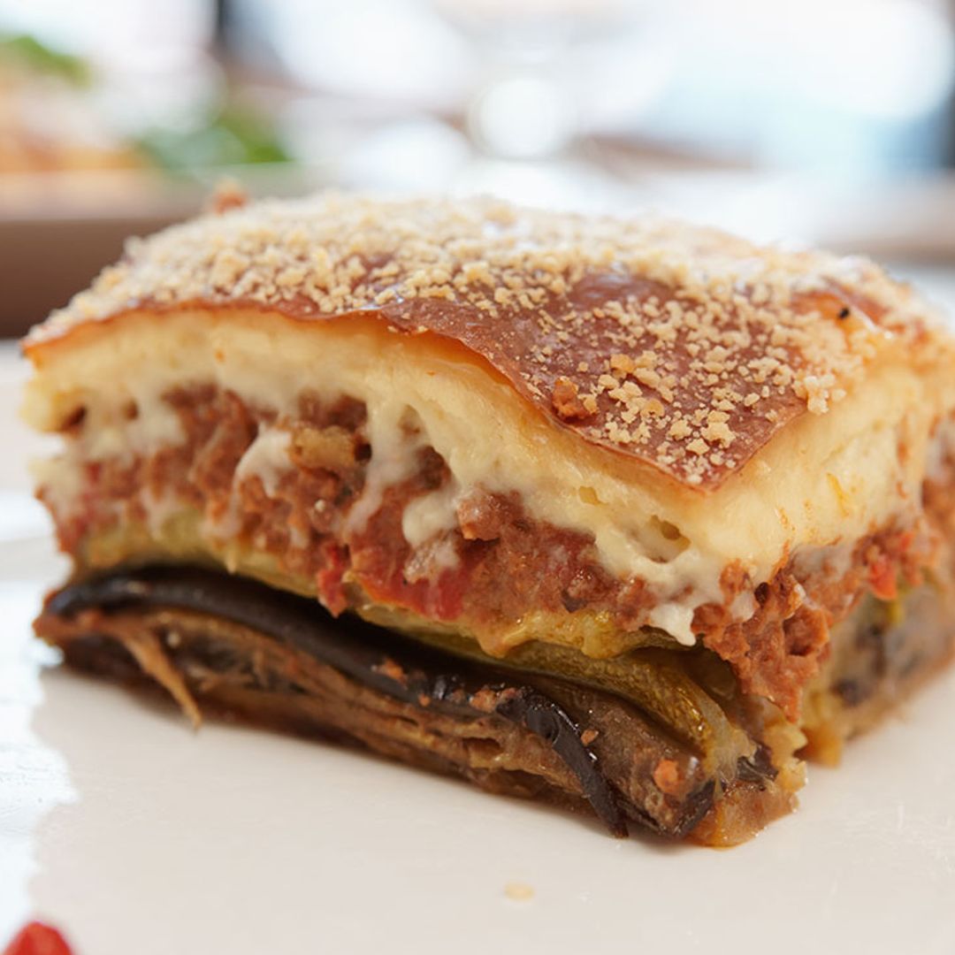Musaka de berenjenas y pollo