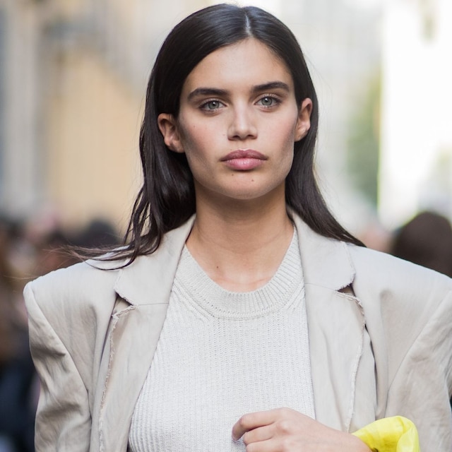 Sara Sampaio en la Fashion Week de Milán
