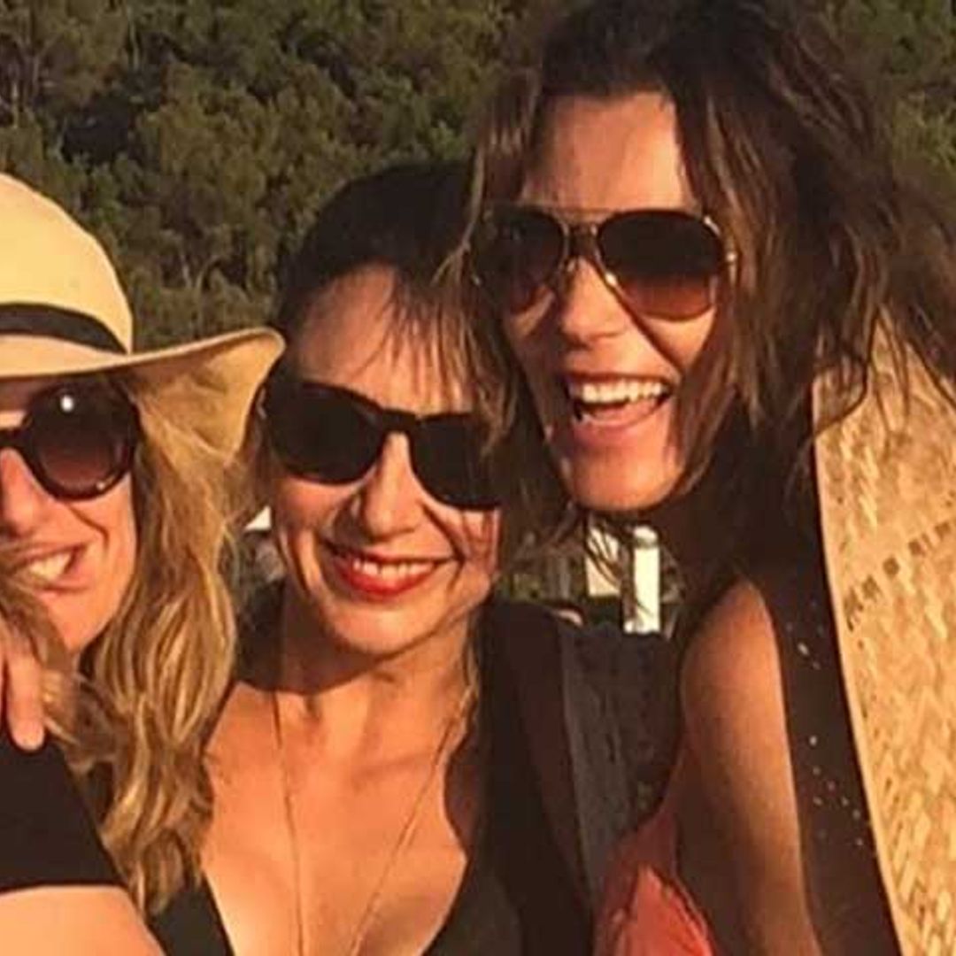 Mar Flores y su ex, Javier Merino, buenos amigos en Ibiza