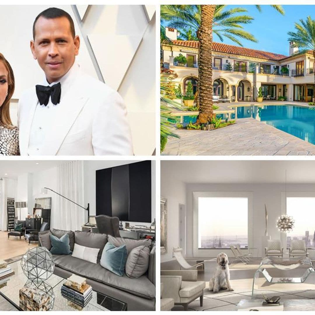 El imperio inmobiliario de Jennifer Lopez y Alex Rodriguez: mansiones, departamentos de lujo y penthouses