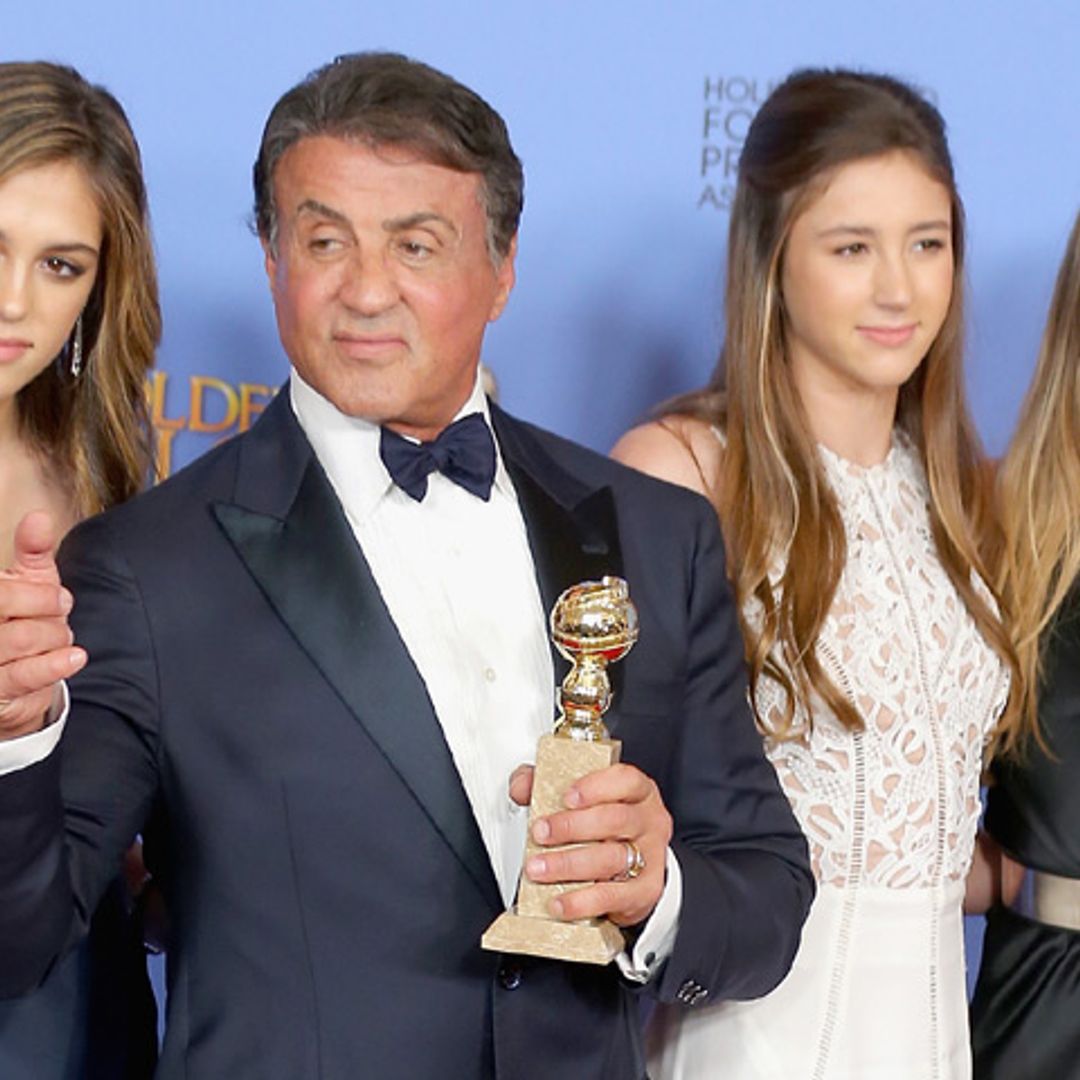 Las bellas hijas de Stallone, elegidas Miss Globo de Oro