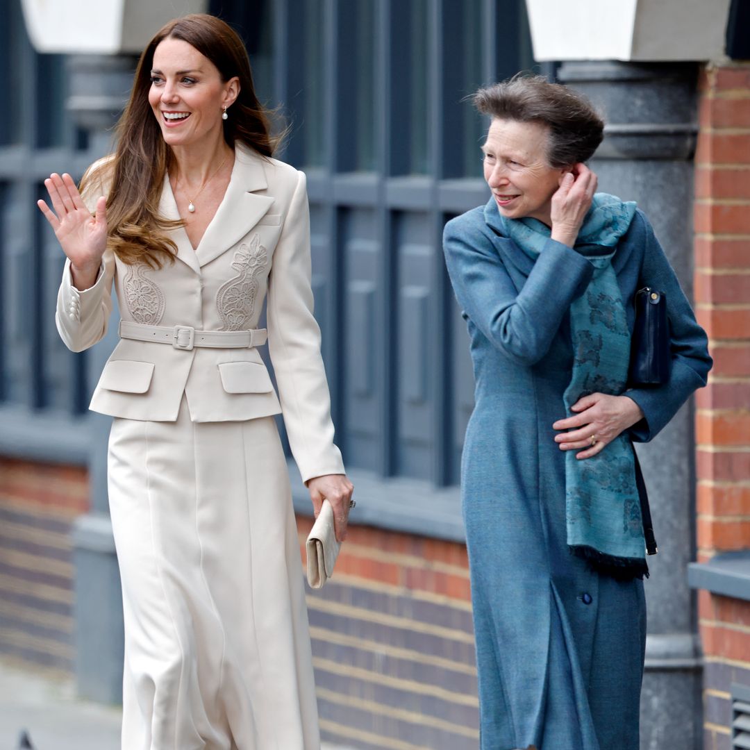 La reacción de la princesa Kate tras un momento incómodo con la princesa Ana